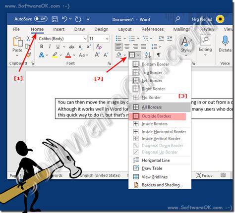 How To Frame Picture In Microsoft Word