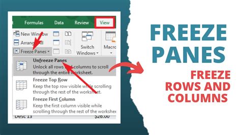How To Freeze 3 Columns And 3 Rows In Excel