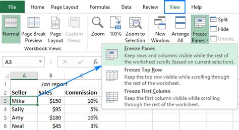 How To Freeze Two Excel Rows