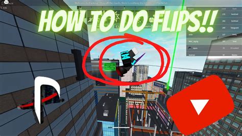 How To Front Flip In Parkour Roblox