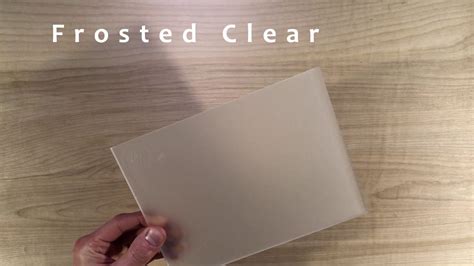 How To Frost Clear Plexiglass