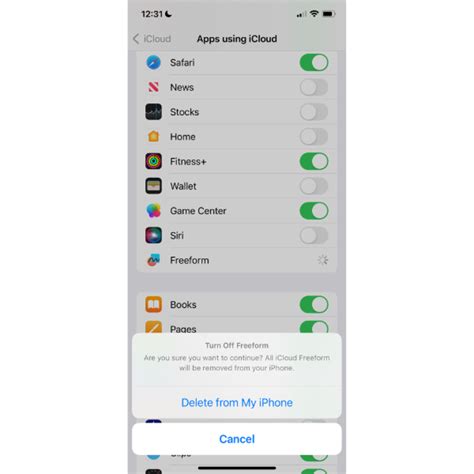 how to fully delete an app on iphone from icloud
