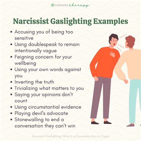 how to gaslight a narcissist