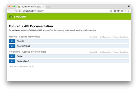 how to generate api documentation with swagger