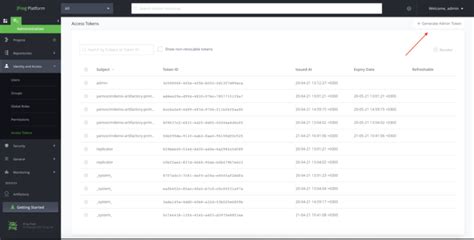 how to generate api token in jfrog