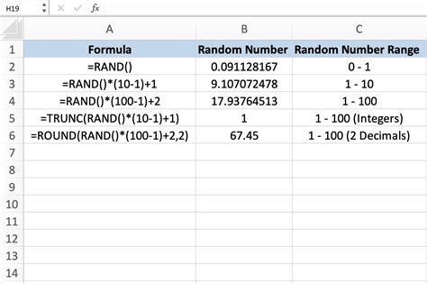 how to generate multiple random numbers in excel