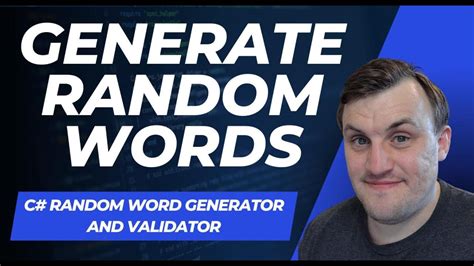 how to generate random words in c#