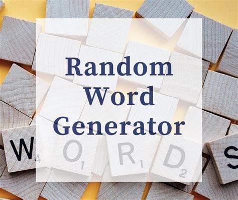 how to generate random words in word