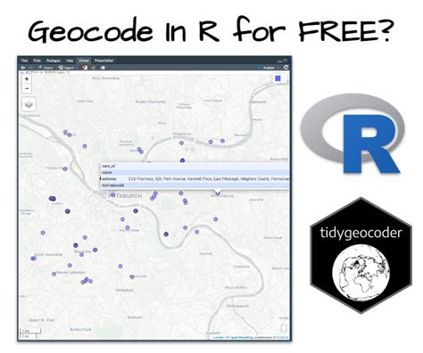 how to geocode addresses in r