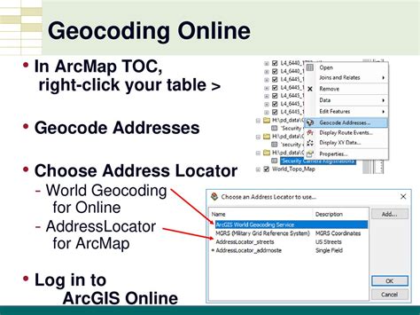 how to geocode in arcgis online