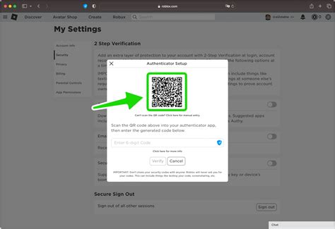 how to get 6 digit code from authenticator app roblox