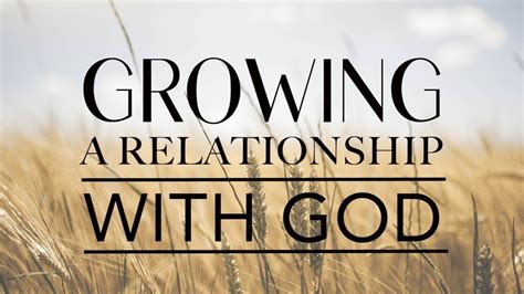 how to get a better relationship with god