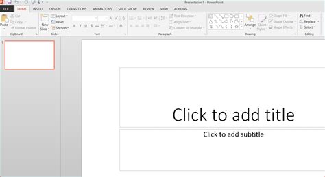 How To Get A Blank Page In Powerpoint