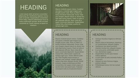 how to get a brochure template on google slides