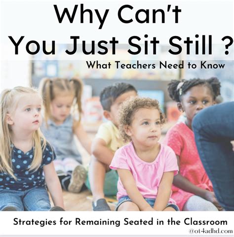 how to get a child to sit still in class