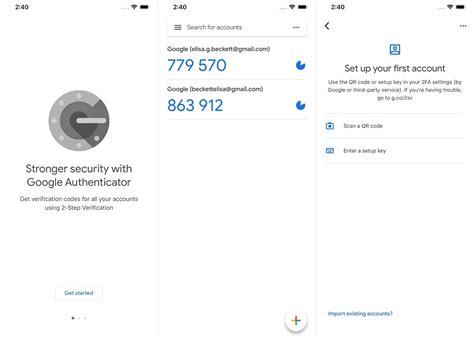 how to get a code from google authenticator on iphone