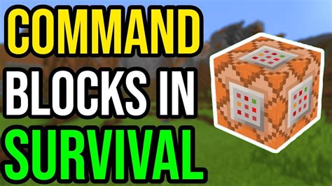 How To Get A Command Block In Minecraft Without Cheats