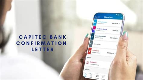 how to get a confirmation letter from capitec app