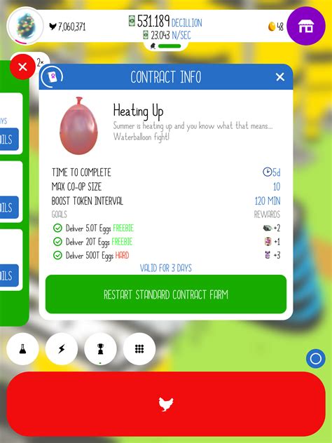 How To Get A Contract In Egg Inc