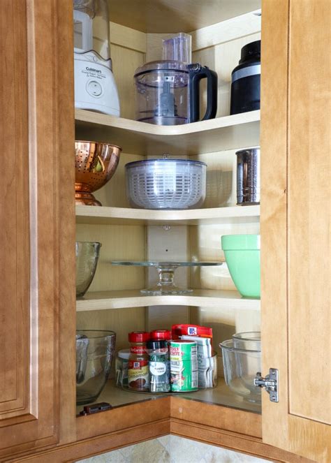 How To Get A Corner Cupboard Shelf In