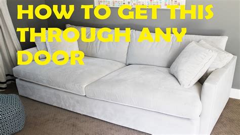 How To Get A Couch Through A Door