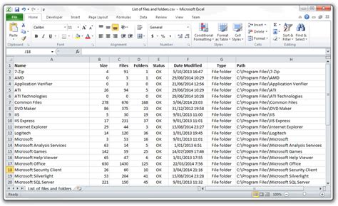 how to get a csv file into excel