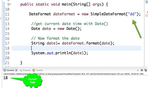 how to get a current date in java