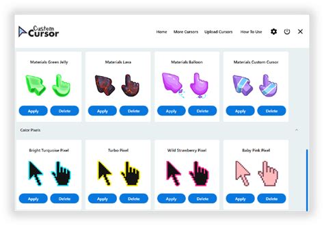how to get a custom cursor on custom cursor