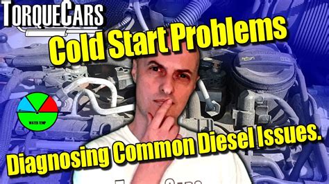 how to get a diesel engine started in the cold