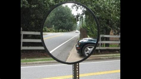 how to get a driveway mirror installed