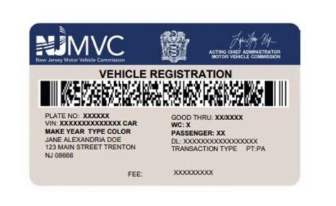 how to get a duplicate car registration in nj