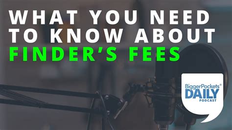 how to get a finder s fee in real estate