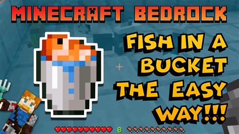 How To Get A Fish In A Bucket On Minecraft