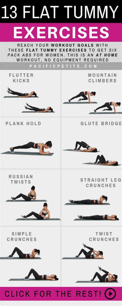 How To Get A Flat Tummy Exercises  Tips And Tricks