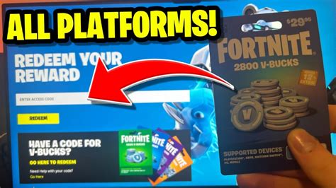 how to get a free vbuck code