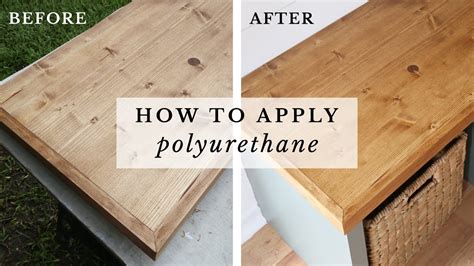 How To Get A Good Finish With Polyurethane
