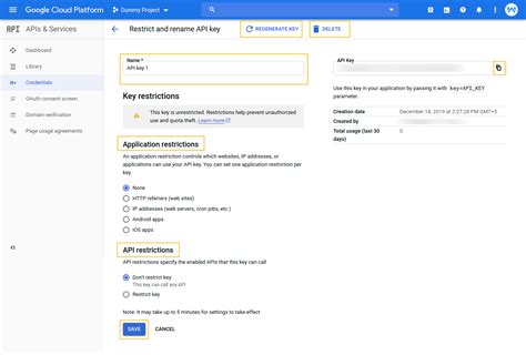 how to get a google api key