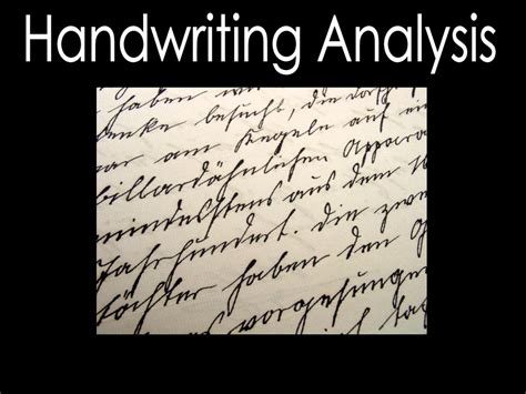 how to get a handwriting analysis