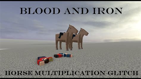 how to get a horse in blood and iron