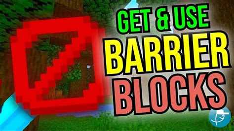 How To Get A Invisible Barrier In Minecraft
