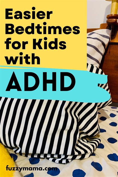 how to get a kid with adhd to bed