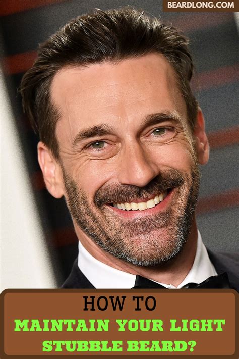 How To Get A Light Stubble Beard