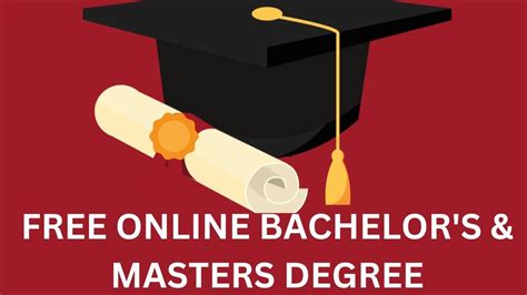 how to get a master's degree for free