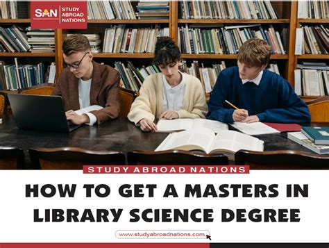 how to get a masters in library science