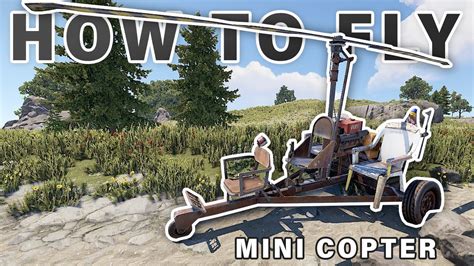 how to get a mini copter in rust console
