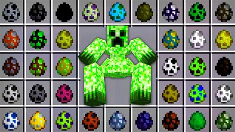 how to get a mutant creeper egg in minecraft