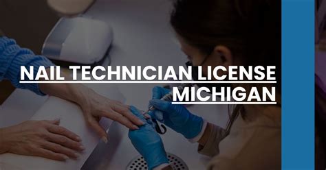 how to get a nail tech license in michigan