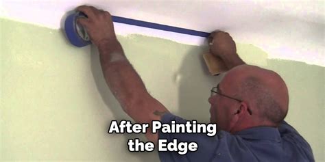 How To Get A Neat Edge Between Wall And Ceiling