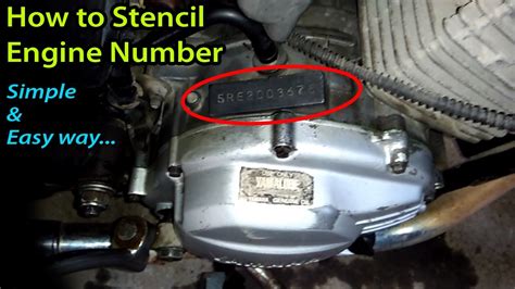 how to get a new engine number