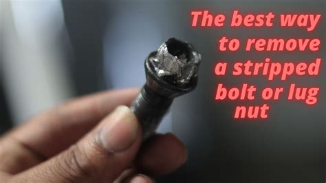 How To Get A Nut And Bolt Off